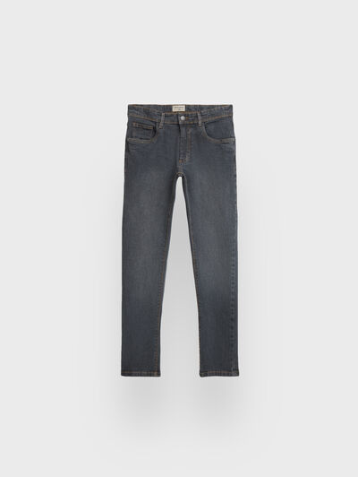 PANTALON DENIM KIDS GRIS