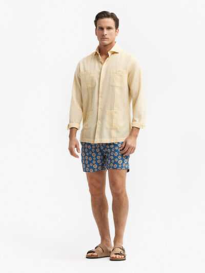 CUBANA LINO CHAMBRAY AMARILLO