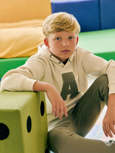 SUDADERA MOMENT KIDS BEIGE