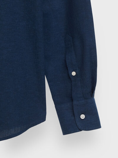 CAMISA LINO ALEX AZUL MARINO