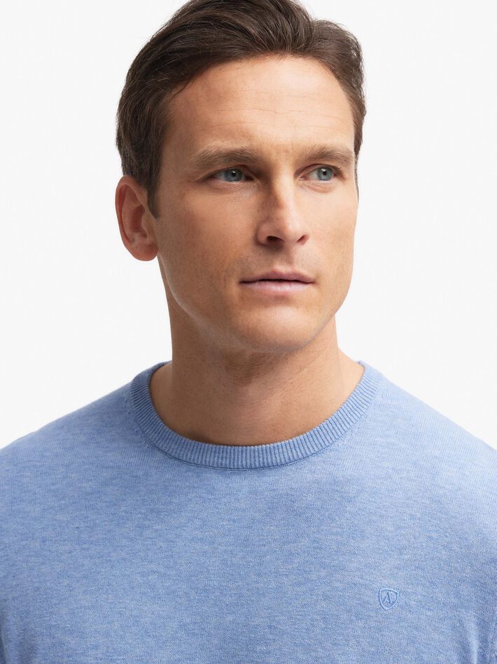 JERSEY ROUND NECK AZUL