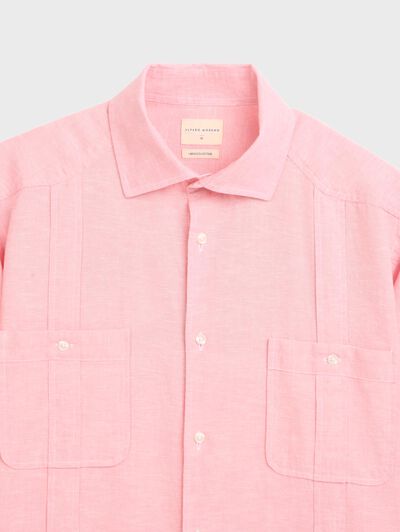 CUBANA LINO CHAMBRAY ROSA
