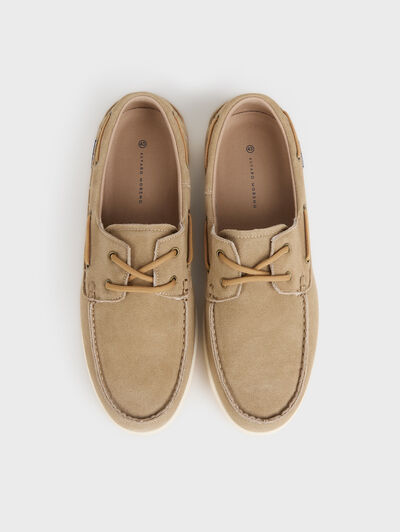 ZAPATOS NAUTICO SERRAJE BEIGE