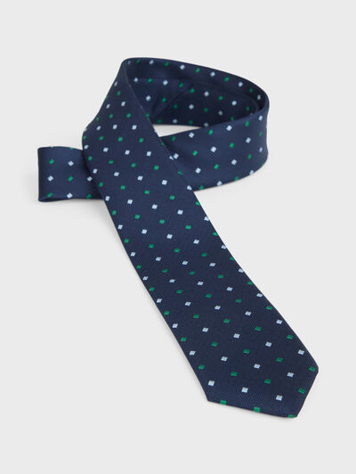 CORBATA JACQUARD MF KIDS AZUL MARINO
