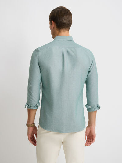 CAMISA OXFORD SOLID VERDE