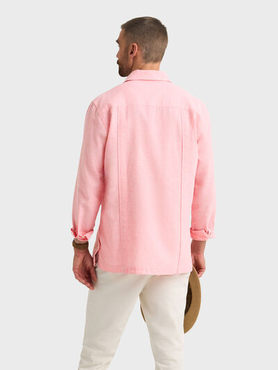 CUBANA LINO CHAMBRAY ROSA