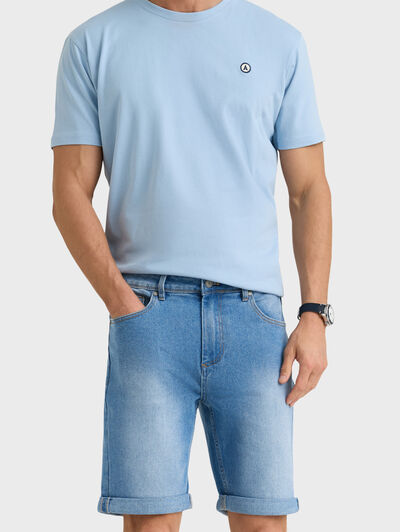 BERMUDA DENIM VUELTA AZUL