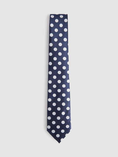 CORBATA JACQUARD MF AZUL MARINO