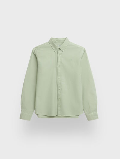 CAMISA OXFORD DYE KIDS VERDE