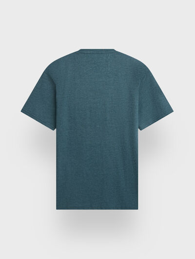 CAMISETA MELANGE AZUL
