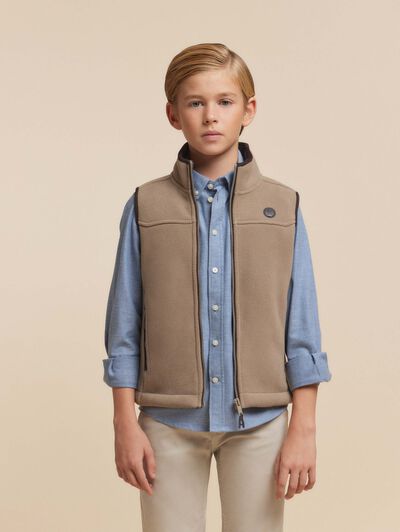 CHALECO SIERRA KIDS BEIGE