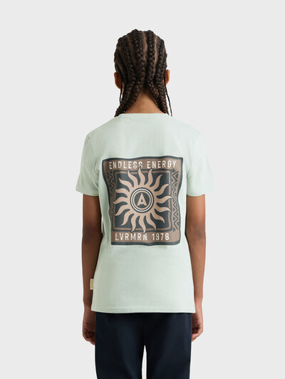 CAMISETA GLOW KIDS CELESTE