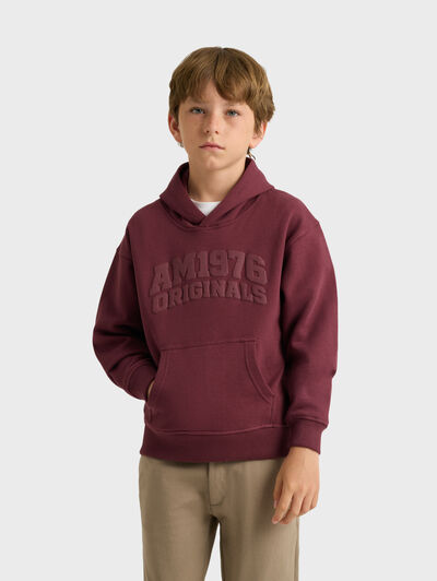 SUDADERA NEUTRAL KIDS BURDEOS