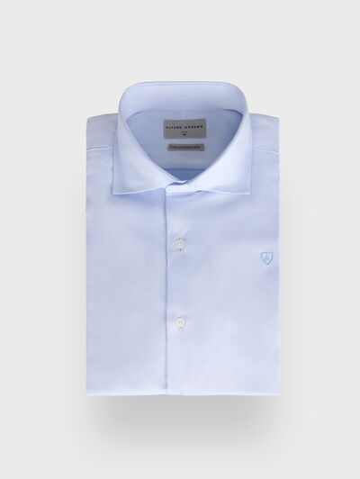 CAMISA ROMA TWILL CELESTE
