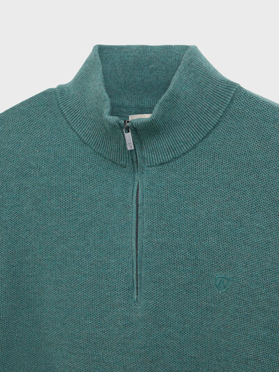 JERSEY CREMALLERA VERDE