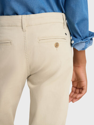 PANTALON CHINO KIDS BEIGE