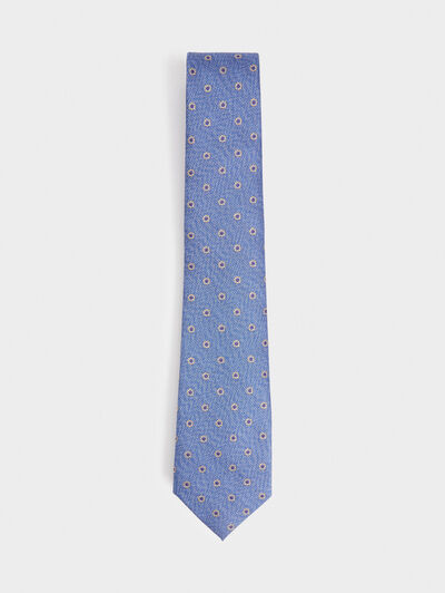 CORBATA JACQUARD MF AZUL