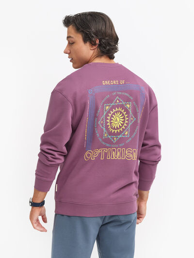 SUDADERA OPTIMISMO VIOLETA