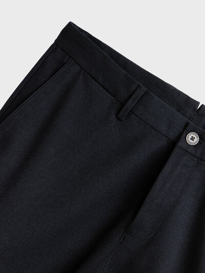 PANTALON CARGO FRANELA AZUL MARINO