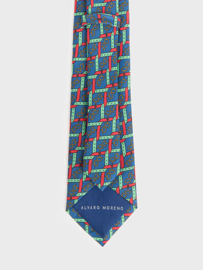 CORBATA PRINTED AZUL