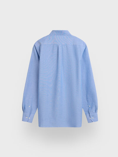 CAMISA OXFORD SOLID AZUL