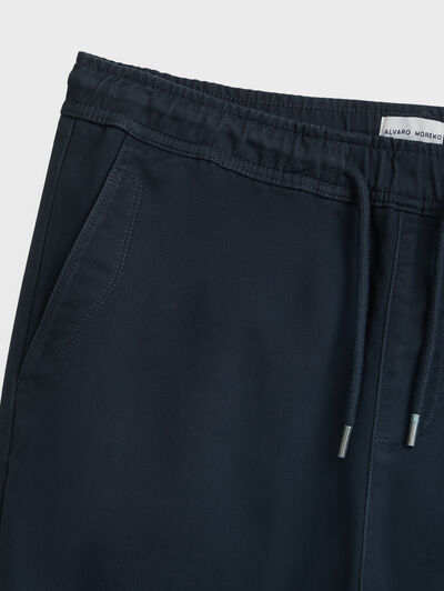 PANTALON ROMAN AZUL MARINO