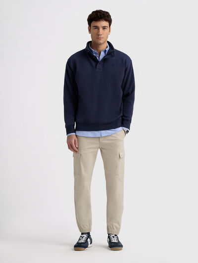 SUDADERA BRAX AZUL MARINO