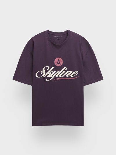 CAMISETA SKYLINE AZUL