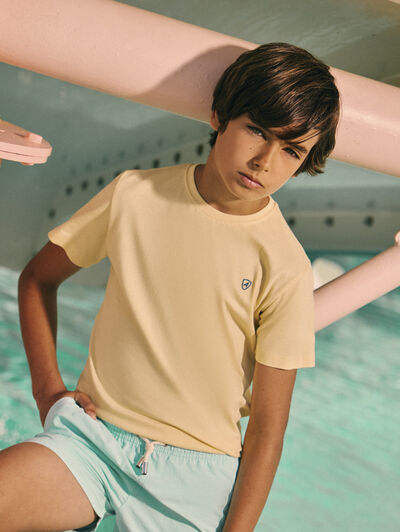 CAMISETA BASICA KIDS AMARILLO