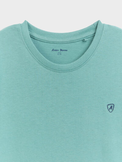 CAMISETA BASICA KIDS AZUL