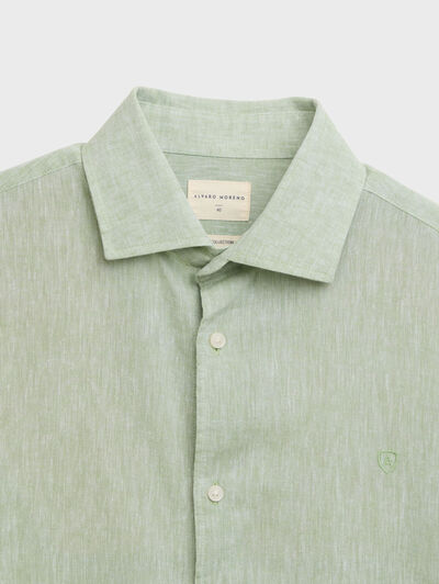 CAMISA LINO ALEX VERDE