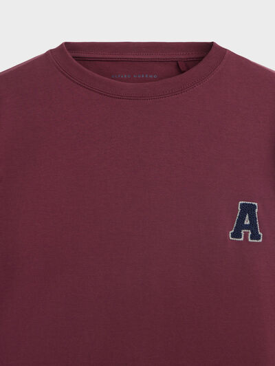 CAMISETA CORE BURDEOS