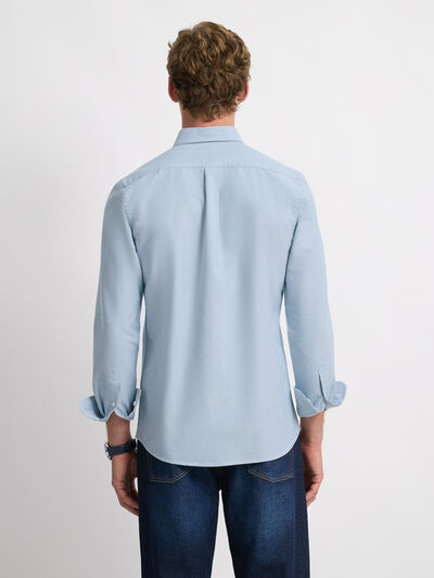 CAMISA OXFORD SOLID AZUL