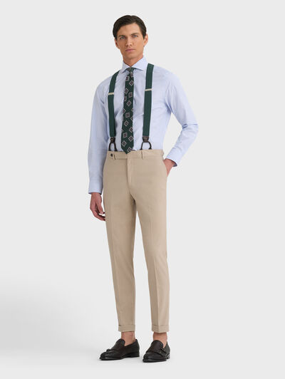 PANTALON DOPPIO PLAIN BEIGE