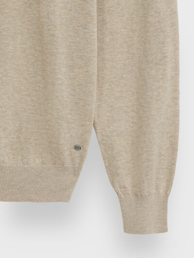 JERSEY BUTTON COLLAR CRUDO