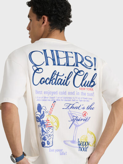 CAMISETA CHEERS BLANCO