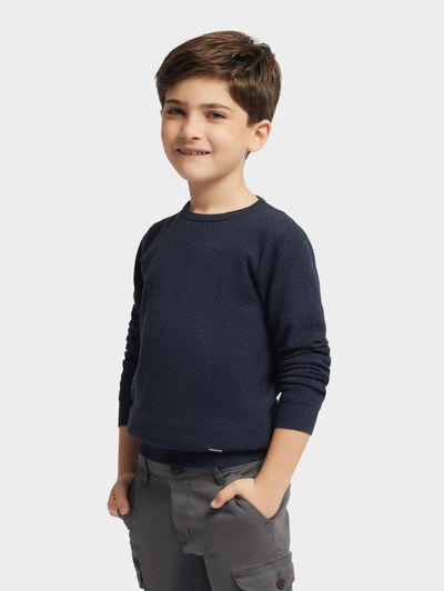 JERSEY ESTRUCTURA KIDS AZUL