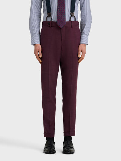 PANTALON NAPOLI ROYAL FIL BURDEOS