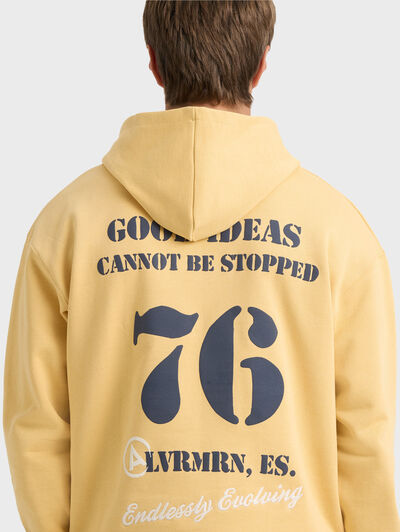 SUDADERA ENVOLVING AMARILLO