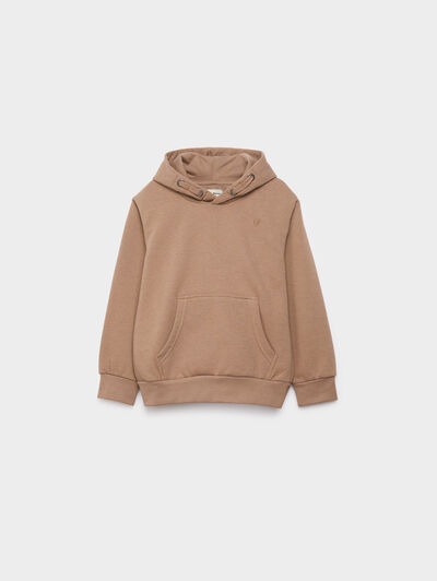 SUDADERA DEREK KIDS CAMEL