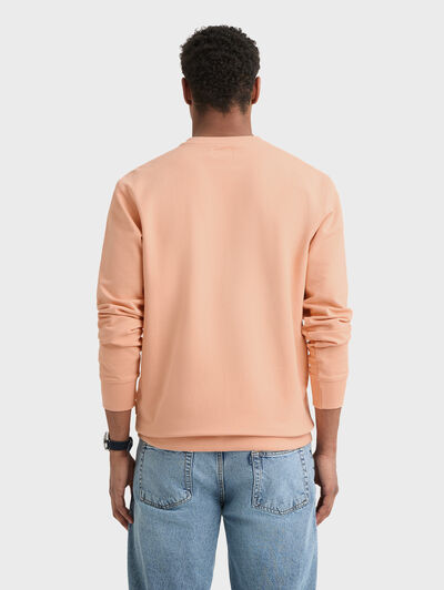 SUDADERA BASIC FANCY SALM&Oacute;N