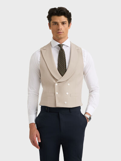 CHALECO PANAMA CAMEL