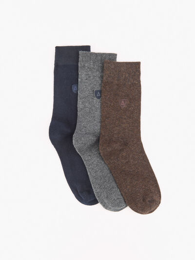 CALCETINES LISO KIDS AZUL MARINO