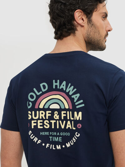 CAMISETA FESTIVAL AZUL MARINO