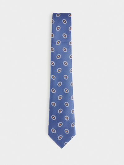 CORBATA JACQUARD MF AZUL
