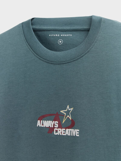 CAMISETA CREATIVE AZUL