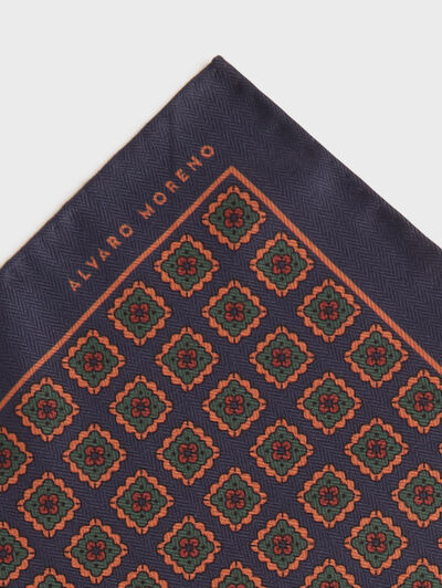 PA&Ntilde;UELO PRINTED AZUL MARINO