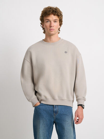 SUDADERA BASICA OVERSIZE PIEDRA