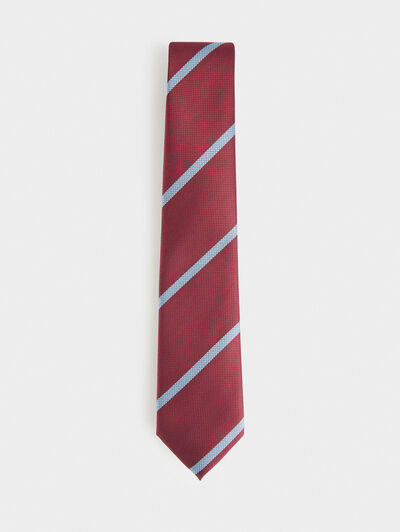 CORBATA JACQUARD MF ROJO