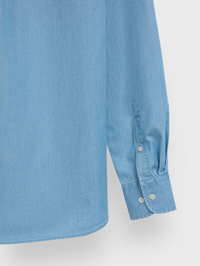 POLERA DENIM AZUL